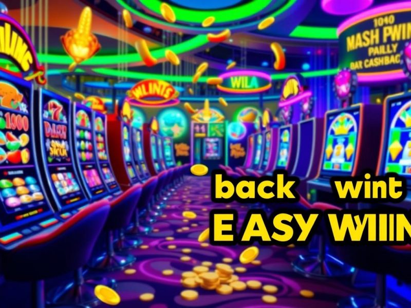 Slot online mudah menang dengan promosi cashback harian