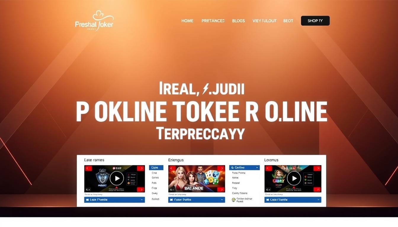 portal judi poker online terpercaya