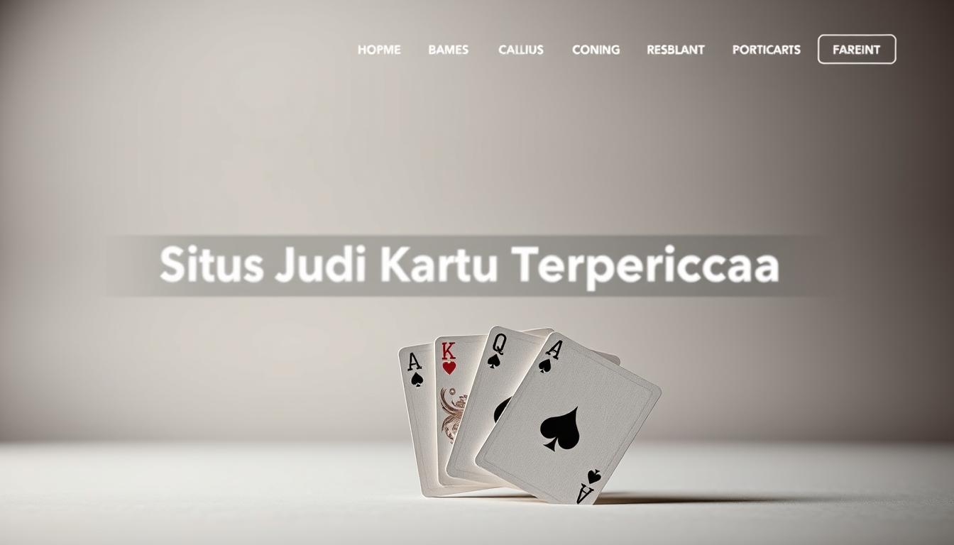 Situs Judi Kartu Terpercaya